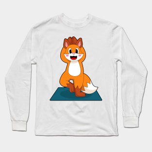 Fox Yoga Meditation Long Sleeve T-Shirt